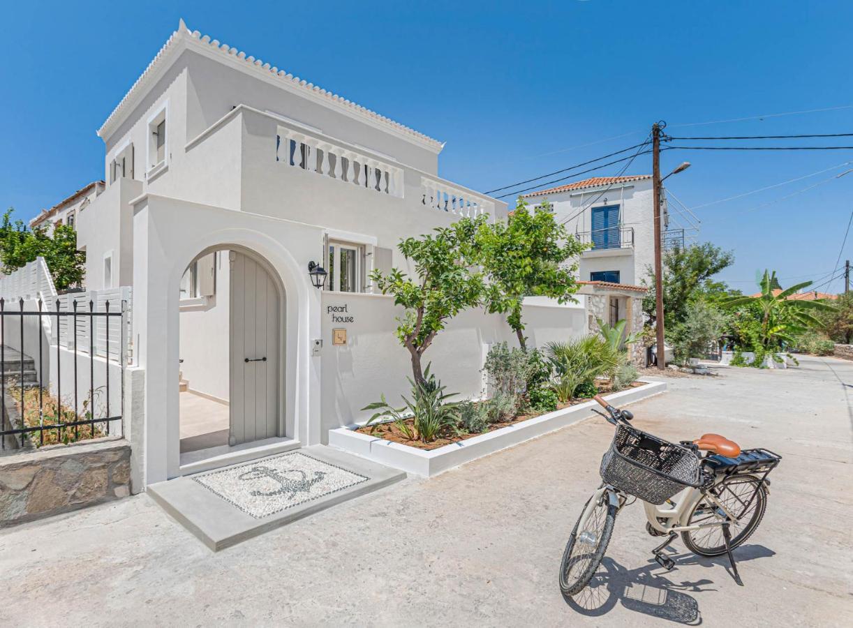 Ligoneri Pearl House - Luxurious New Beach Villa In Spetses Stunning View מראה חיצוני תמונה