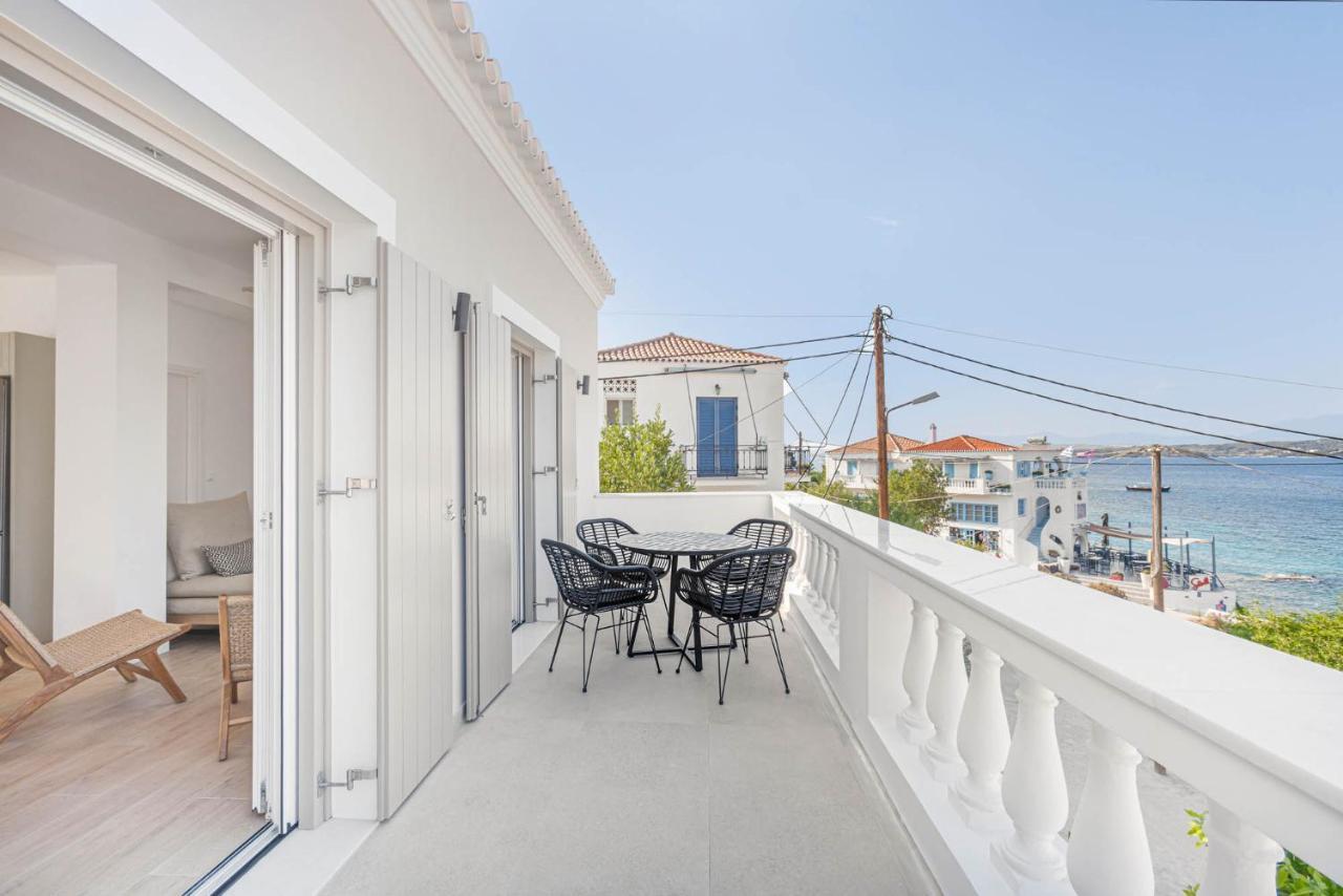 Ligoneri Pearl House - Luxurious New Beach Villa In Spetses Stunning View מראה חיצוני תמונה